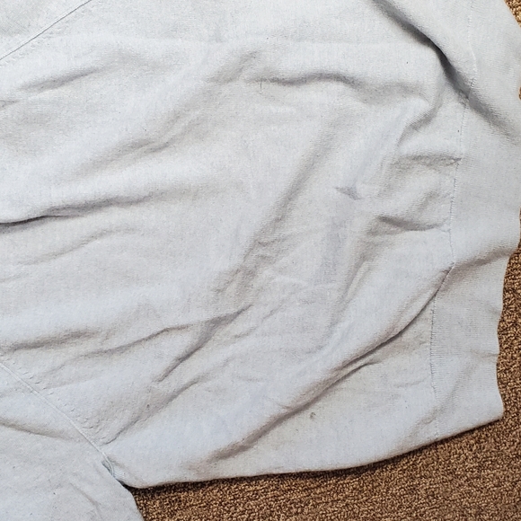 Mens Banana Republic Italian Merino wool sweater in light blue Zegna Baruffa - Picture 4 of 4